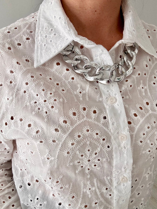 Camisa Bordado Ingles