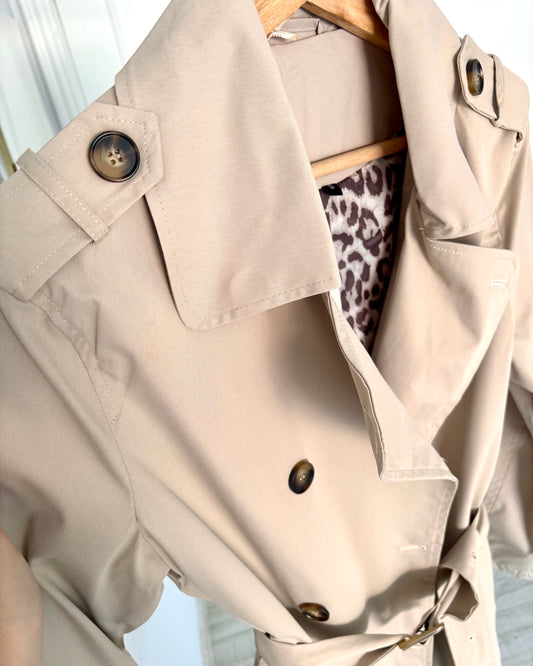 Gabardina Animal Print