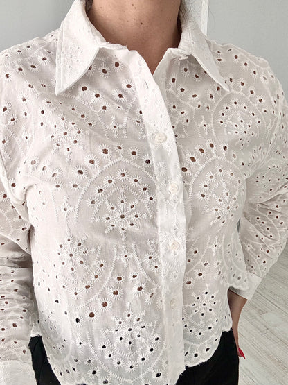 Camisa Bordado Ingles