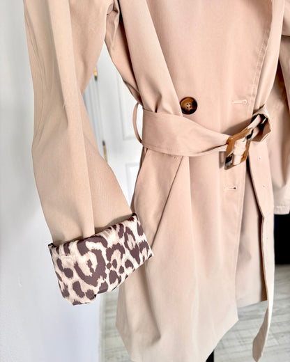Gabardina Animal Print