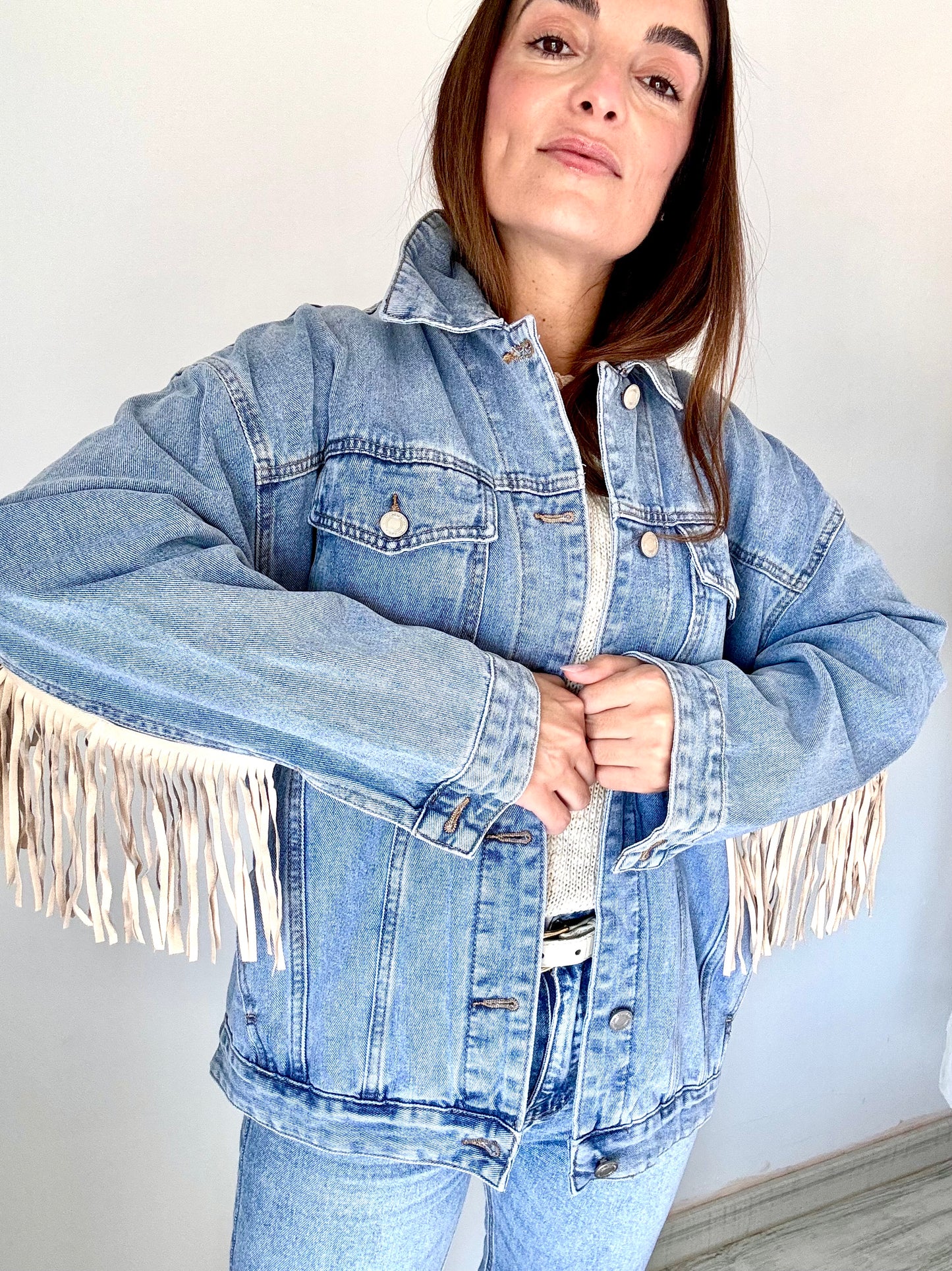 Cazadora Vaquera Oversize