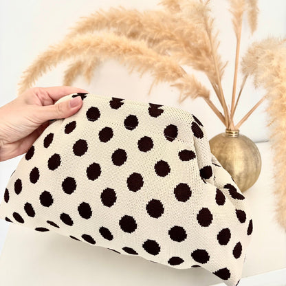Bolso Clutch Polka Dots