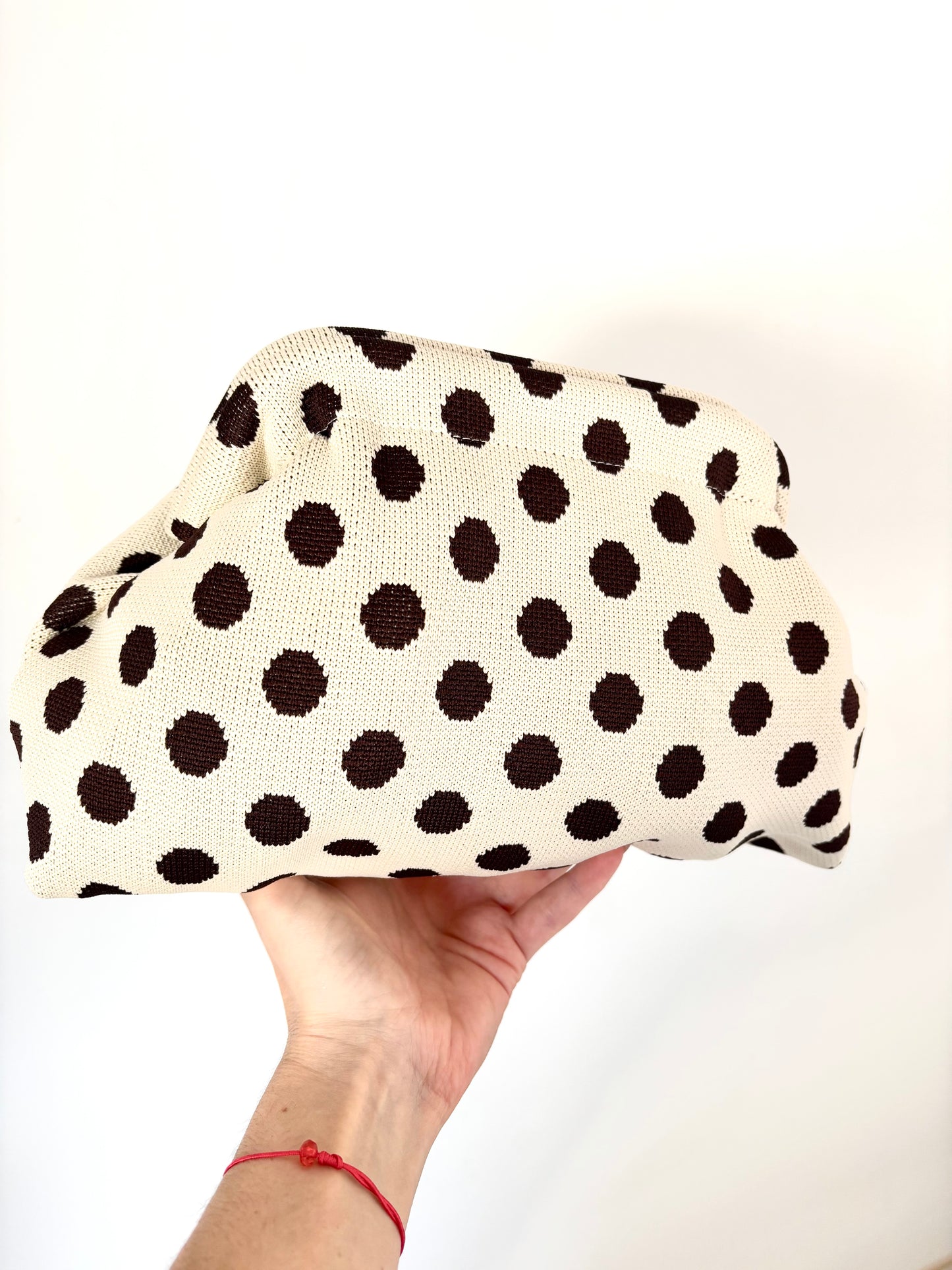 Bolso Clutch Polka Dots