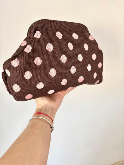 Bolso Clutch Polka Dots