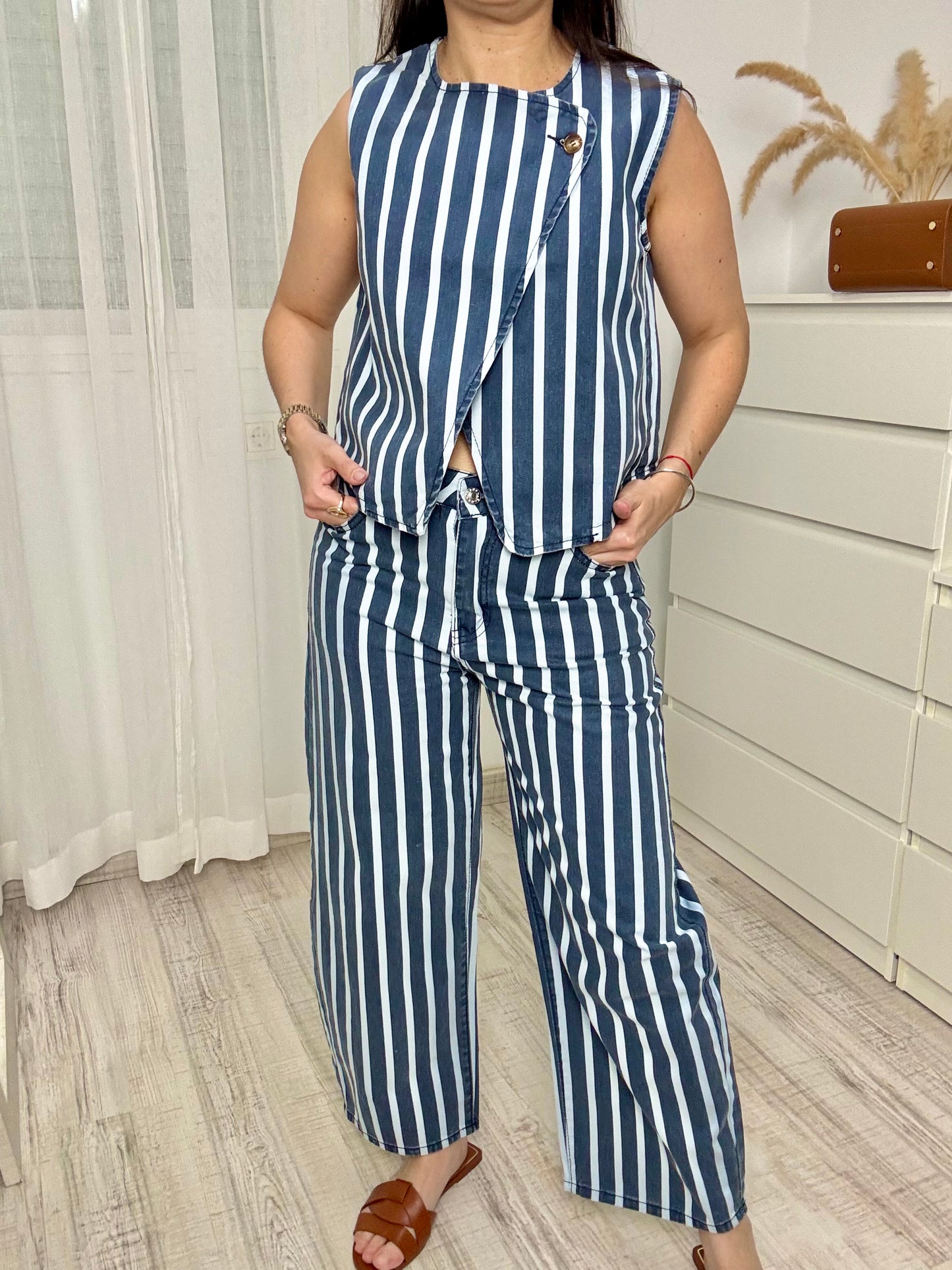 Pantalón Stripes Baloon