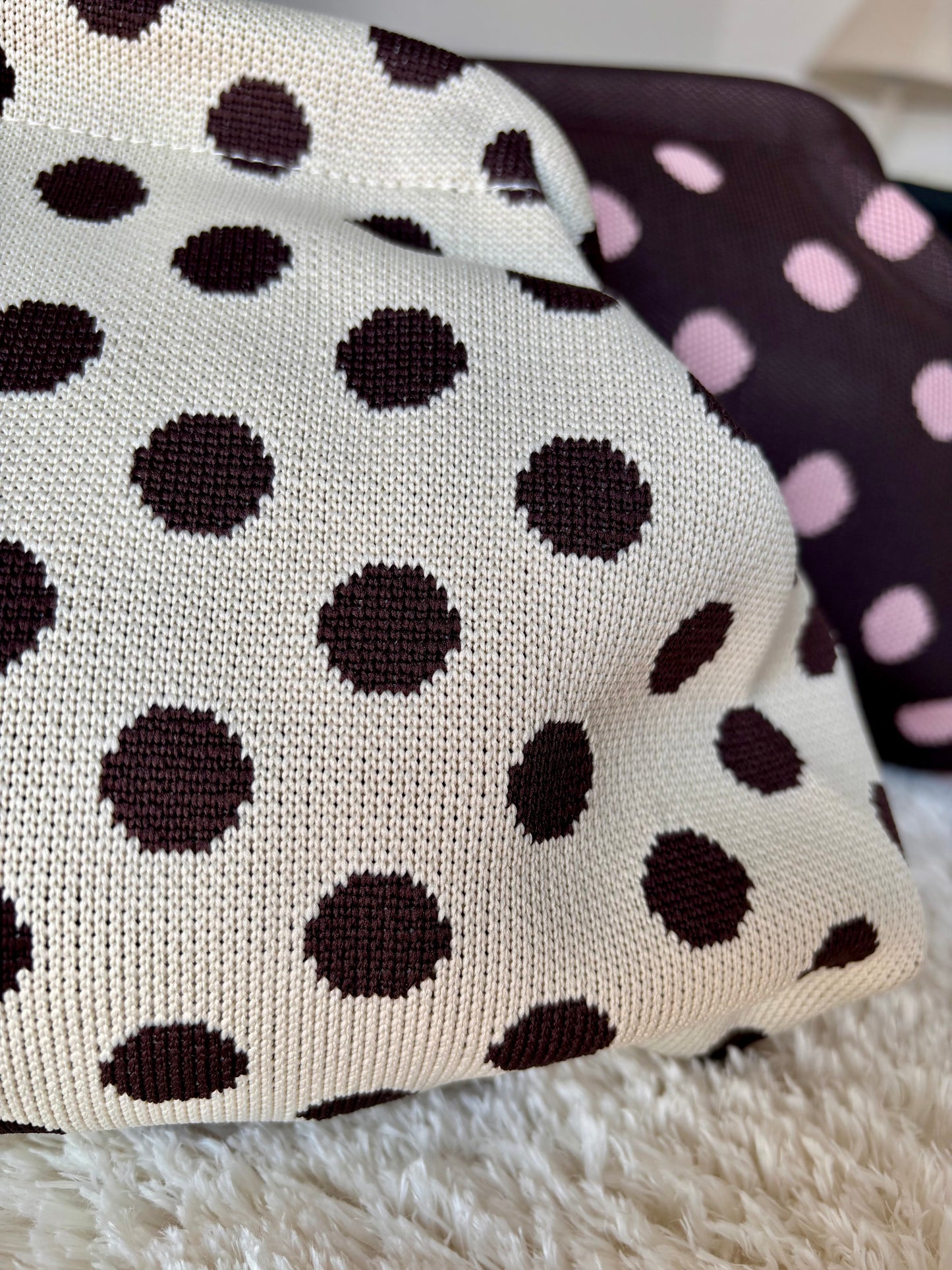 Bolso Clutch Polka Dots