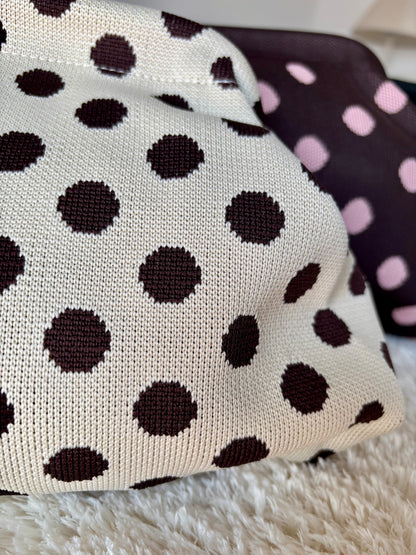 Bolso Clutch Polka Dots
